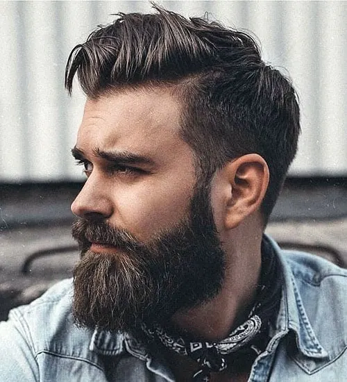 Современные мужские стрижки с бородой